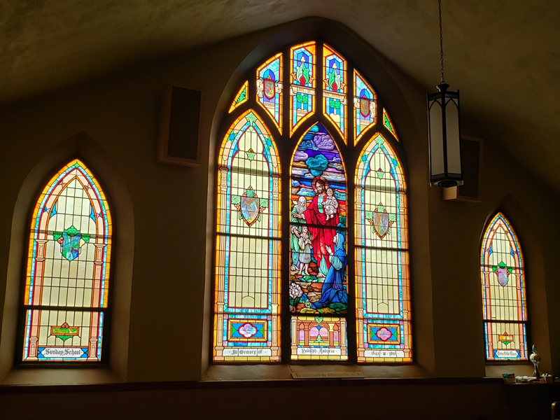 Yale UMC Church Windows